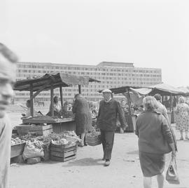 stragany na Placu Grunwaldzkim