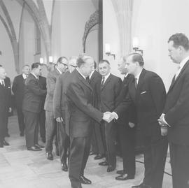 Powitanie Marszałka Spychalskiego w Ratuszu