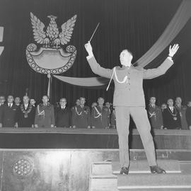 Spotkanie z Marszałkiem Spychalskim w Hali Ludowej