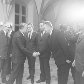 Powitanie Marszałka Spychalskiego w Ratuszu