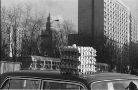 Handel uliczny w centrum Warszawy