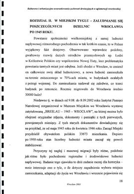 Kulturowe i urbanizacyjne uwarunkowania zachowań dewiacyjnych w aglomeracji wrocławskiej