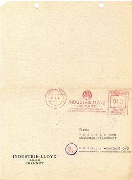 List [dot. zaległej dostawy materiałów przemysłowych]