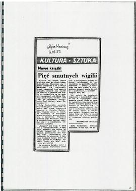Syberyjska sonata. POSŁOWIE. Do książki pod tytułem „OCIOSANI” ZOFII TARKOCIŃSKIEJ. Czy to już ty...