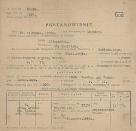 Odpis postanowienia