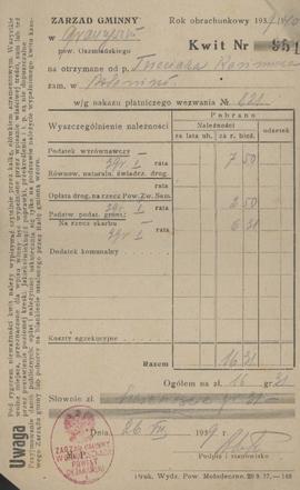 Kwit nr 951