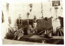 Edward Sztark w kwaterze wojskowej