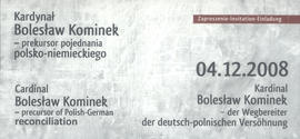 Kardynał Bolesław Kominek - prekursor pojednania polsko-niemieckiego