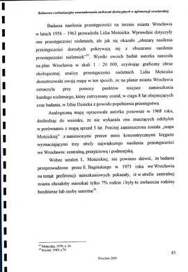 Kulturowe i urbanizacyjne uwarunkowania zachowań dewiacyjnych w aglomeracji wrocławskiej