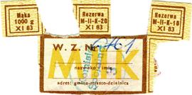 Kartka reglamentacyjna typu M-2-K