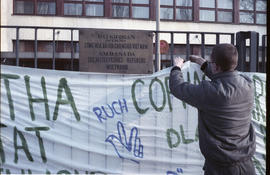 Protest Ruchu Wolność i Pokój