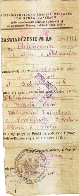 Zaświadczenie