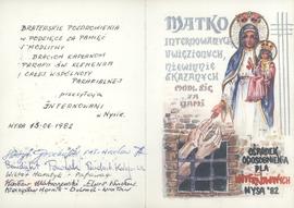 Matko internowanych, uwięzionych, niewinnie skazanych módl się za nami