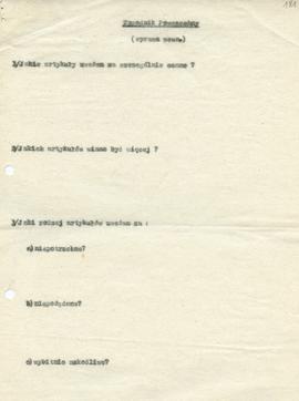 Ankieta dołączona do listu