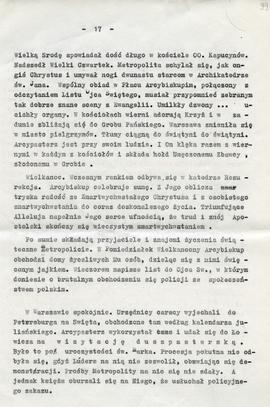 Pierwsze miesiące pobytu arcybiskupa Zygmunta Szczęsnego Felińskiego w Warszawie