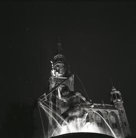 Gdańsk Pomnik Neptuna nocą
