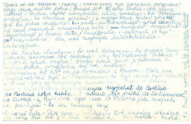 List od Danuty Paleńskiej