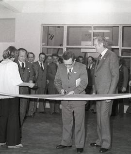 Goście na otwarciu wystawy sprzętu - jubileusz 25-lecia Polaru